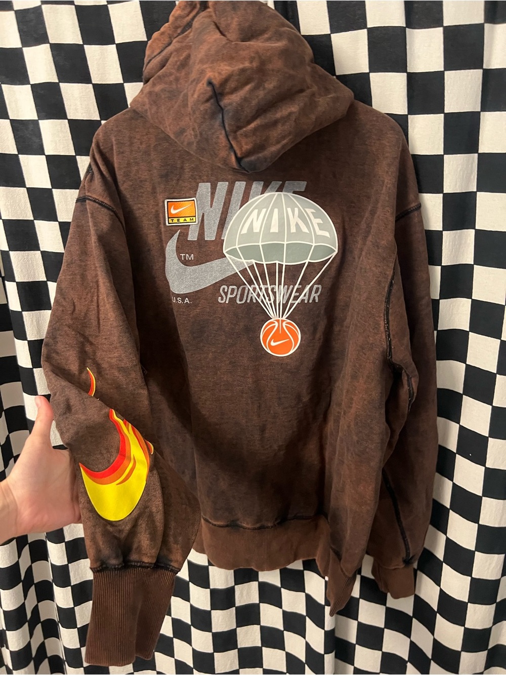 Nike Sportswear Pullover Hoodie Game Brown Have A NikeDay